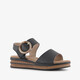 Dames sandalen zwart bruin