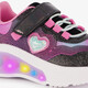 Meisjes sneakers met lampjes roze
