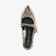 Dames slingbacks met slangenprint