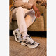 Blue box heren dad sneakers beige zwart