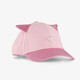 Meisjes pet met kattenoortjes roze