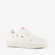 Meisjes sneakers met icoontjes wit