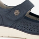 Dames ballerina's donkerblauw