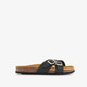 Dames bio slippers zwart