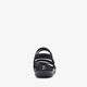 Reggae Slim Coffee dames sandalen zwart