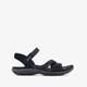 Reggae Slim Coffee dames sandalen zwart