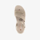 Reggae Slim Coffee dames sandalen beige