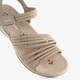 Reggae Slim Coffee dames sandalen beige