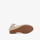 Dames espadrilles goud beige