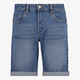 Heren denim short donkerblauw