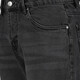 Heren denim short zwart