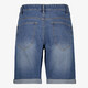 Heren denim short donkerblauw