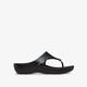 Kadee Wedge Flip dames teenslippers zwart