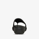 Kadee Wedge Flip dames teenslippers zwart