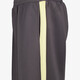 Meisjes wide leg broek met bies grijs geel