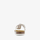 Dames bio teenslippers zilver