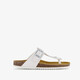 Dames bio teenslippers zilver