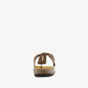 Dames bio teenslippers goud