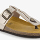 Dames bio teenslippers goud