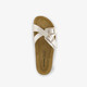 Leren dames bio slippers goud