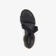 Dames sandalen zwart goud
