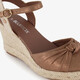 Dames espadrilles brons beige
