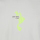 Heren T-shirt met backprint grijs