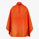 Unisex regenponcho oranje