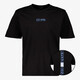 Heren T-shirt met backprint zwart