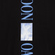 Heren T-shirt met backprint zwart