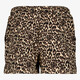 Dames short met panterprint bruin
