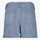 Dames denim short met riem blauw