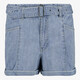 Dames denim short met riem blauw