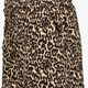 Dames short met panterprint bruin