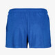 Dames badstof sweatshort blauw