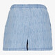 Dames denim short lichtblauw