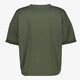 Dames sweat T-shirt met tekstopdruk groen