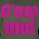 Dames sweat T-shirt met tekstopdruk groen