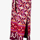 Dames maxi jurk met retro bloemenprint