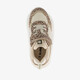 Meisjes sneakers met panterprint wit