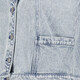 Twoday dames spijker gilet lichtblauw