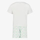 Smiley kinder shortama wit groen