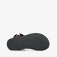 Dames sandalen met plateauzool en panterprint