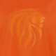 Cropped dames sport sweater oranje