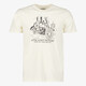 Unsigned heren T-shirt met opdruk creme