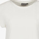 Dames T-shirt met subtiele structuur wit