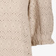 Kanten dames top beige