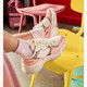 3 paar kinder sokken in pastelkleuren