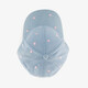 Meisjes pet denim blauw met hartjes