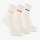 3-pack sokken met gekleurd logo